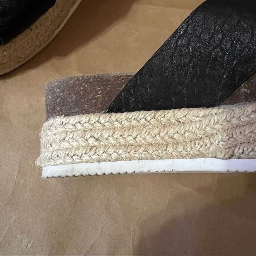 Steve Madden | Hassie Platform Chunky Espadrille Open Toe Slide Sandal Size 7